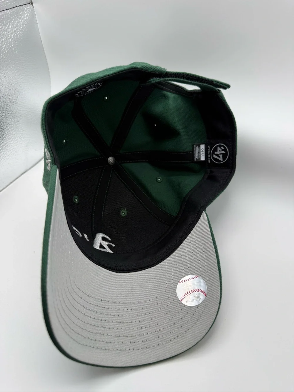 MLB Oakland A's Green Adjustable '47 MVP Hat with White Logo